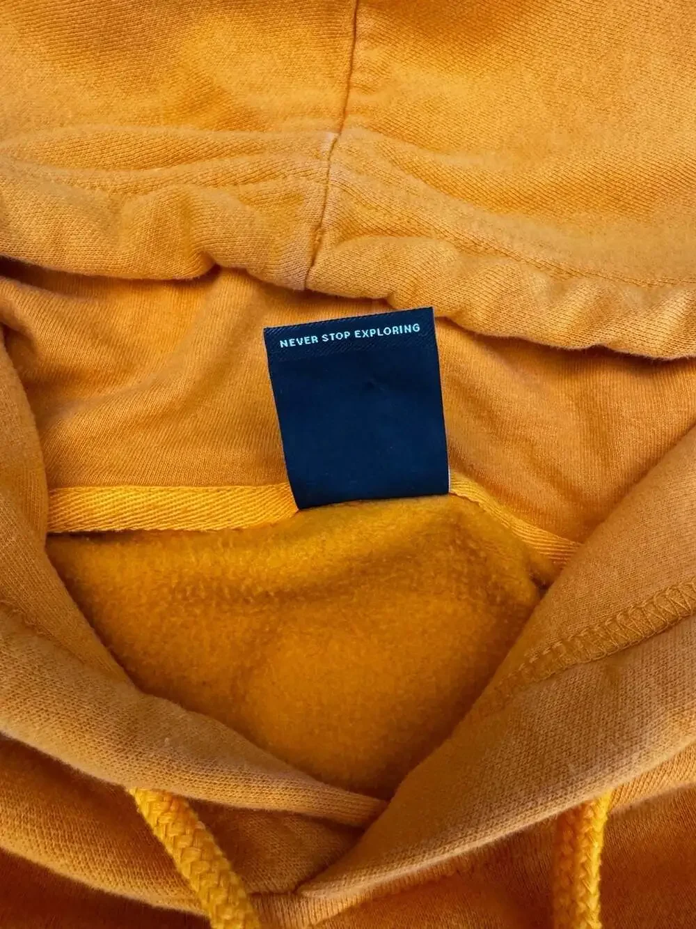 The North Face Men's Evolution Box NSE Pullover Hoodie Orange Size M